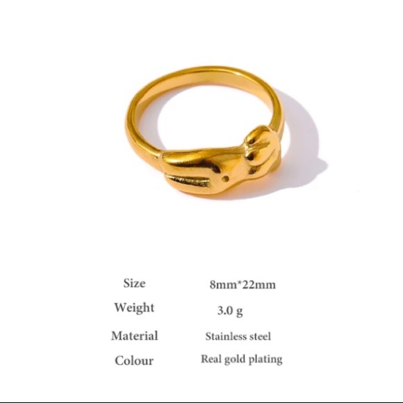 💛Gold plated body ring - Picture 3 of 6